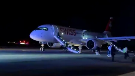 Aterizare de urgență la Graz: Avion Swiss decolat din București, evacuat din cauza fumului în cabină