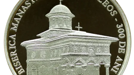 BNR lansează în circuitul numismatic monede cu tema 300 de ani de la înălțarea Bisericii Mănăstirii Stavropoleos