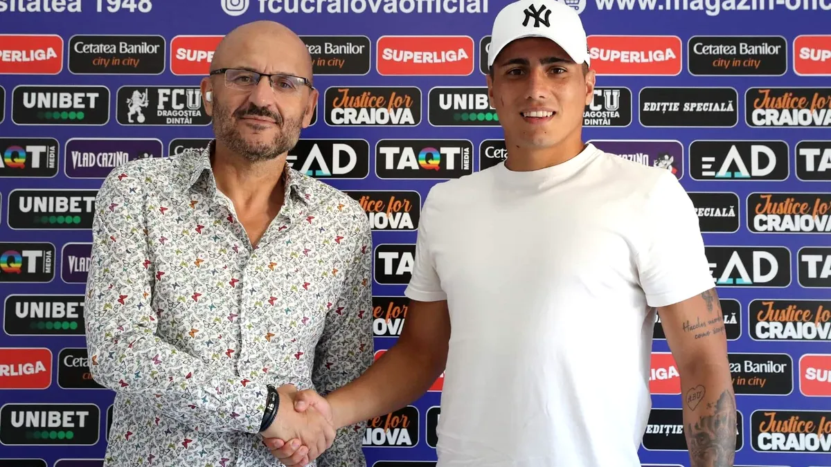Juan Bauza a semnat prelungirea acordului cu U Craiova 1948. Mititelu i-a pus o clauză de contract uriașă