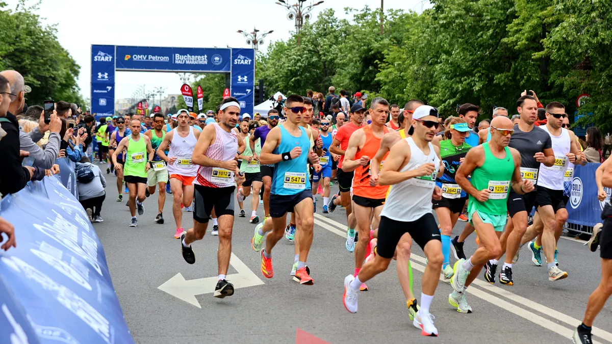 10.000 de alergători au luat startul OMV Petrom Bucharest HALF MARATHON 2024