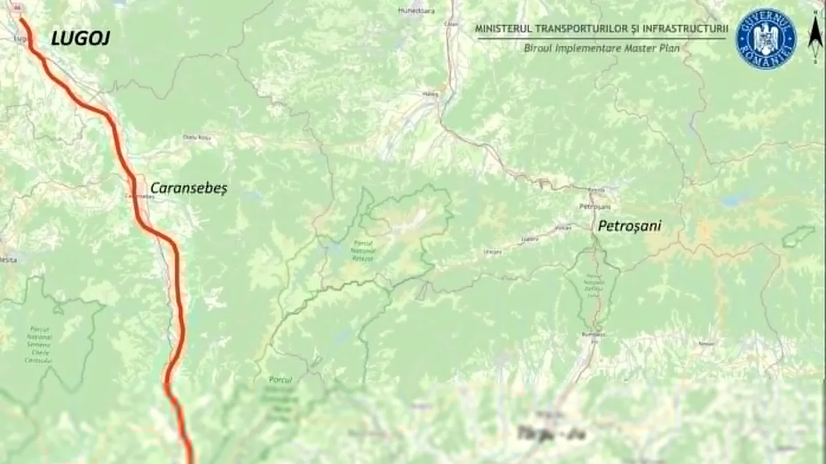 Cinci oferte depuse pentru proiectarea drumului de mare viteză Craiova-Lugoj