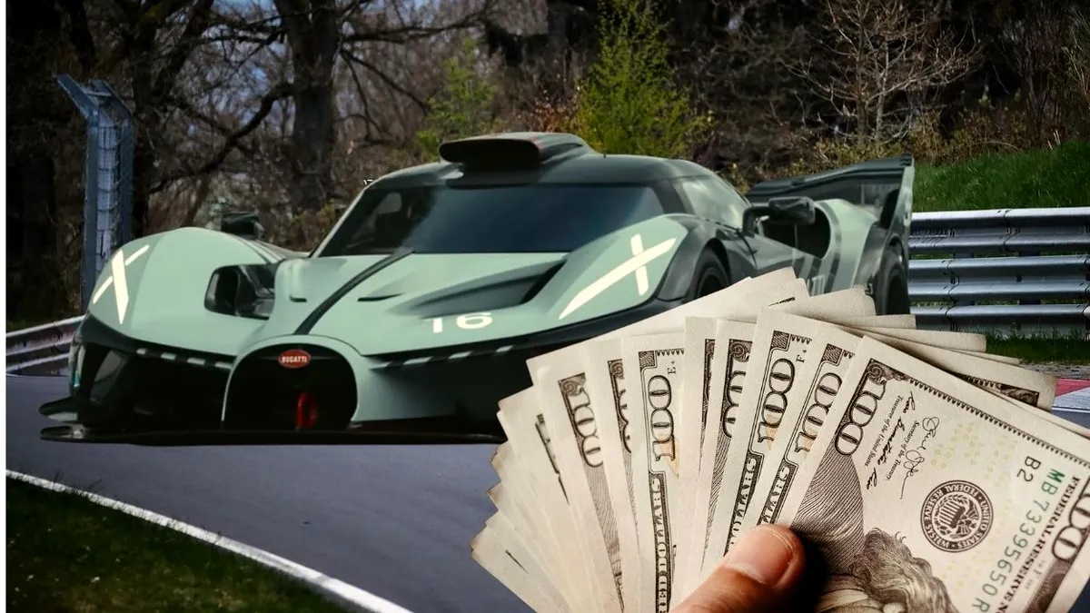 Primul Bugatti Bolide, scos la vânzare. Supermașina de 6 milioane de dolari care scrie istorie