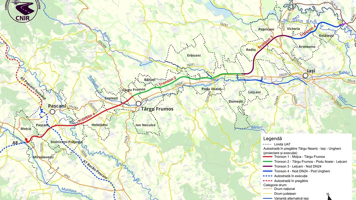 Autostrada Unirii, în impas? Ce tronson este blocat. Președintele CA al CNIR a făcut anunțul