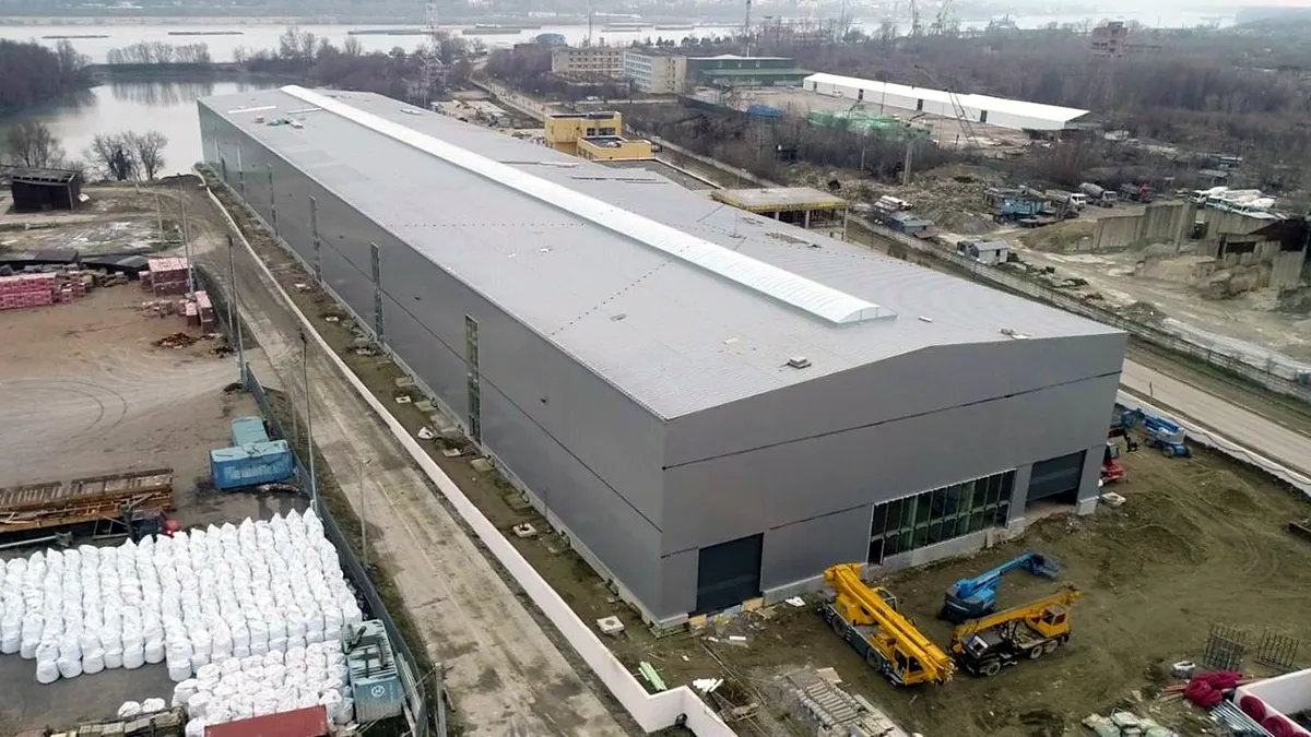 O hală trimodală, realizată cu fonduri europene, a fost finalizată după șase ani la Giurgiu