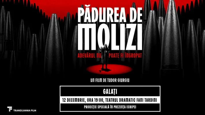 „Pădurea de Molizi”, filmul lui Tudor Giurgiu despre Masacrul de la Fântâna Albă – proiecție specială la Galați