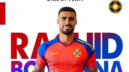 Rachid Bouhenna a semnat cu FCSB. Ce număr pe tricou va purta fostul fundaș central al CFR-ului