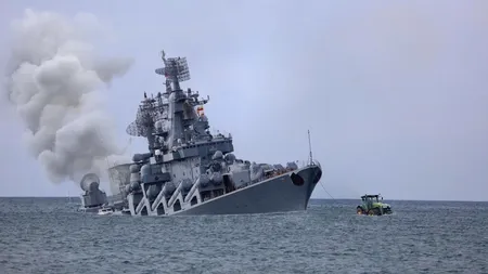 Rușii recunosc că au fost victime în urma naufragiului crucișătorului Moskva