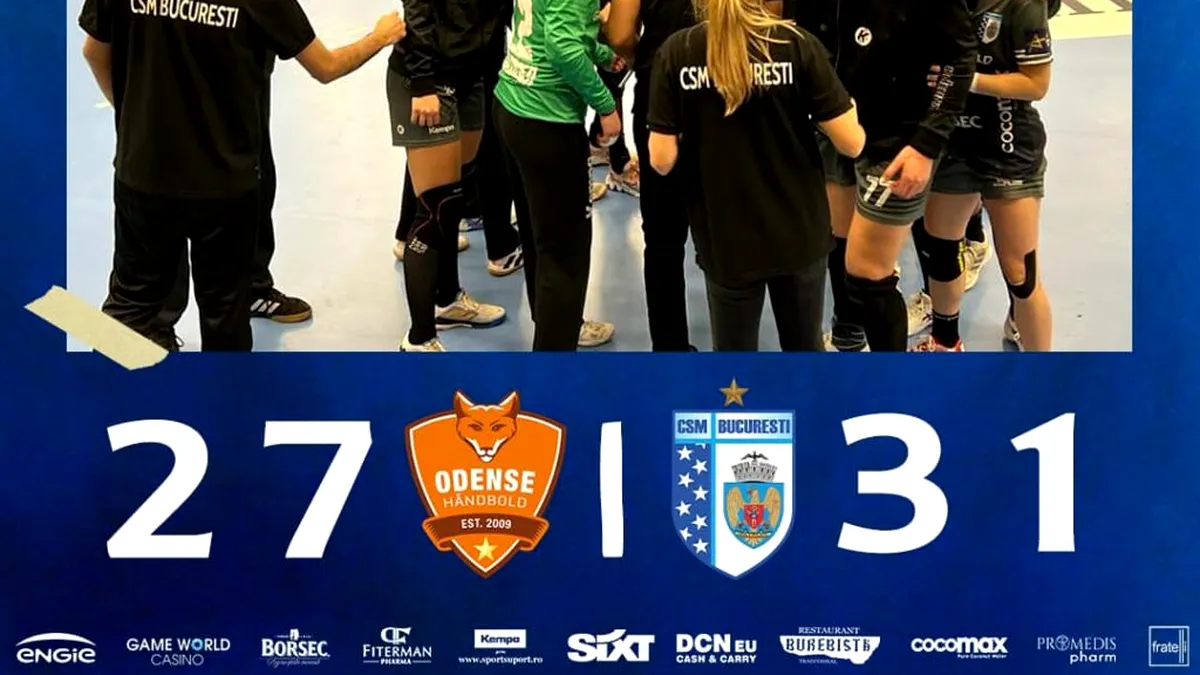 Victorie fără dubii pentru CSM București în grupele Ligii Campionilor la handbal feminin