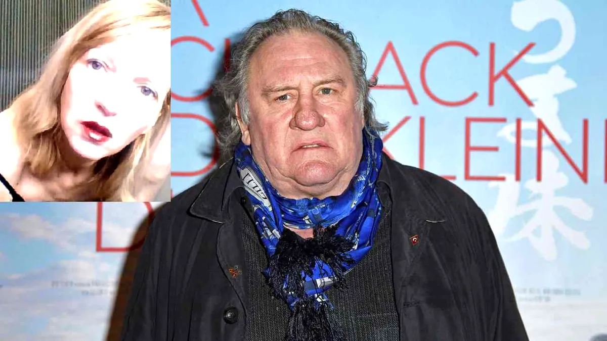 Gerard Depardieu - acuzat de viol. O jurnalistă spaniolă îl învinovățește