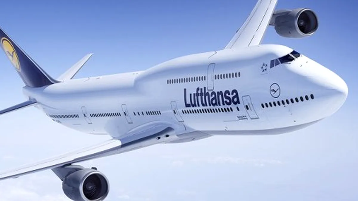 Aterizare de urgență la Timișoara! Avionul Lufthansa zbura spre München