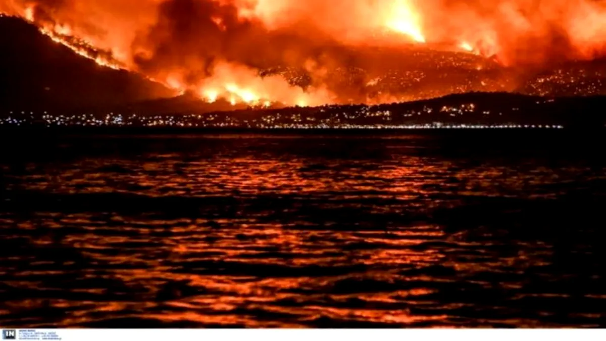 Pompierii români acționează în zonele Spathari şi Kalivia din Grecia