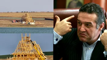 Gigi Becali după ce s-a apucat să ridice o biserică într-o arie protejată: „Fac ce vreau în țara mea”