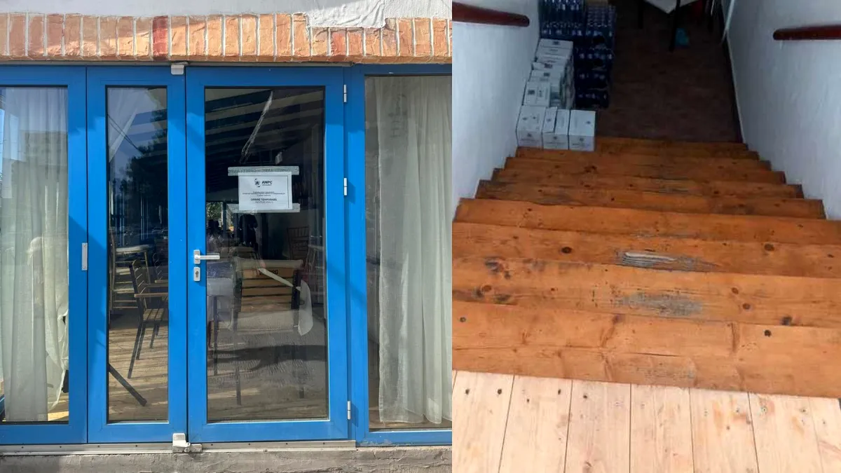 Tavernă din Sectorul 1 al Capitalei, închisă de ANPC. Nereguli grave, precum alimente expirate sau urme de rugină și mizerie