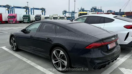 Autoturisme de lux cu numere de înmatriculare și acte false, descoperite de polițiștii de frontieră constănțeni (Video)