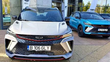 Automobilele Geely sunt vândute oficial în România, începând de vineri, de 13 dealeri auto