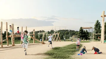 Gușterland prinde contur. Un nou parc de agrement schimbă viața liberă a sibienilor