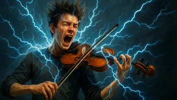 Mort din dragoste pentru muzică. Electrocutat în timp ce cânta la vioară