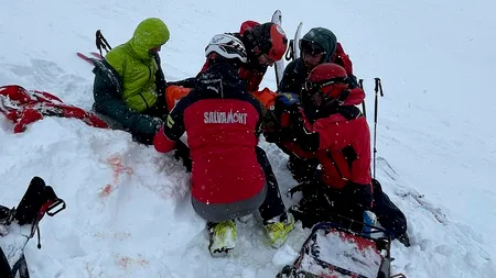 Turiști surprinși de avalanșă la Bâlea Lac
