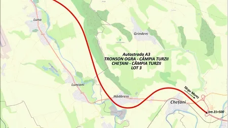 Licitaţia pentru finalizarea lotului de autostradă Cheţani - Câmpia Turzii a fost lansată