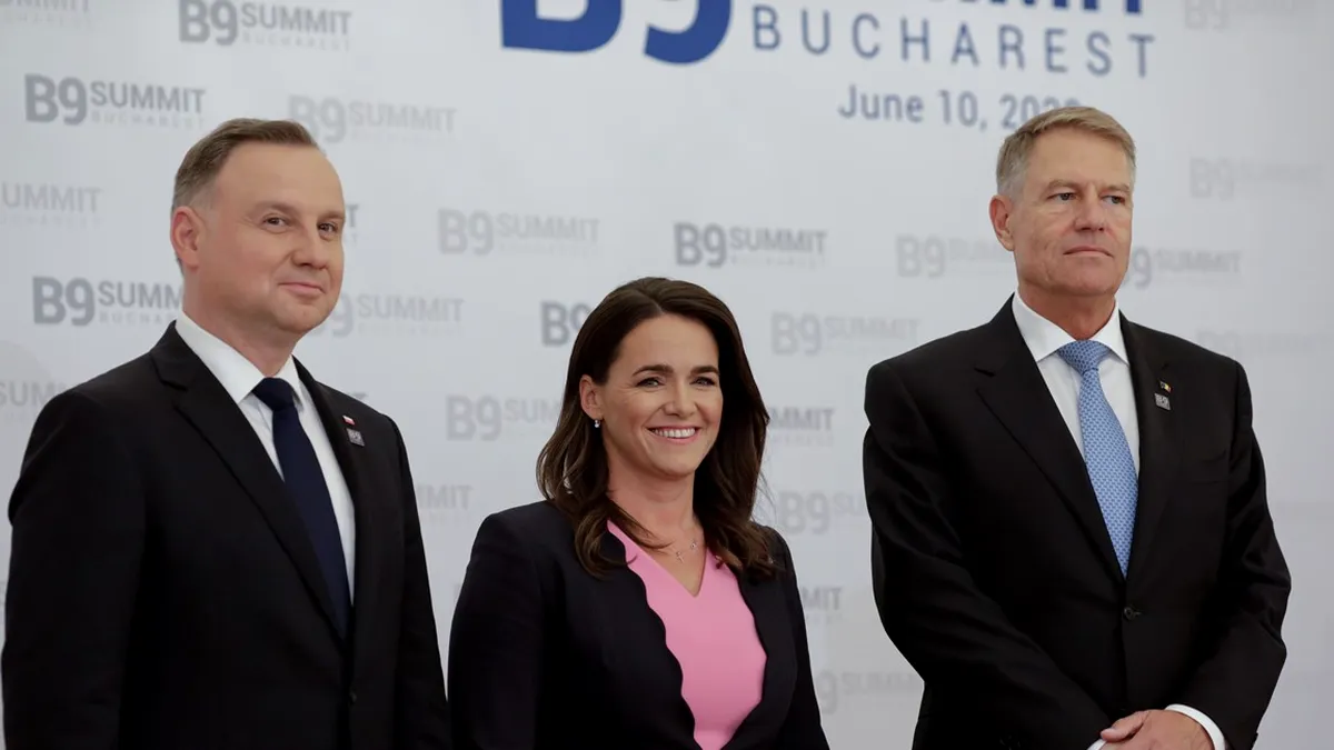 Summit B9: Președinții statelor prezente subliniază necesitatea întăririi flancului estic al NATO