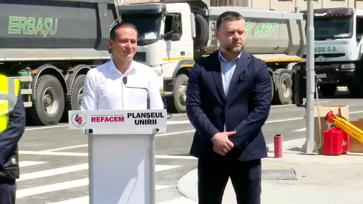 Băluță: Planșeul Unirii poate fi gata anul acesta. Ciucu anunță conexiuni noi între linii de tramvai