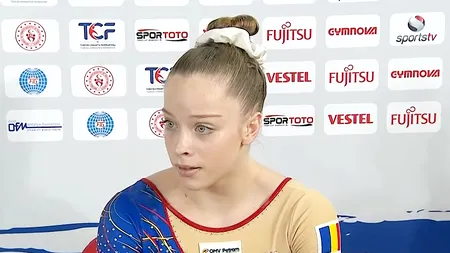 Gabriela Vănoagă este noua vicecampioană mondială de juniori la bârnă
