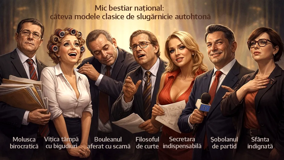 Mic bestiar național: câteva modele clasice de slugărnicie autohtonă