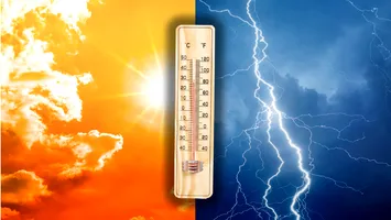 Grindină și averse torențiale la munte, caniculă în partea de sud. Prognoza ANM actualizată pentru duminică și luni