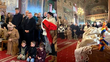 Comunitate unită prin credință și tradiție la Jilava. Copiii s-au bucurat de cadouri, oferite la biserică