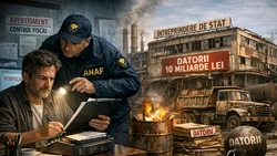 Statul care-și vânează cetățenii, dar se iartă pe sine. Cum arată, în cifre, „statul dator la stat” în România