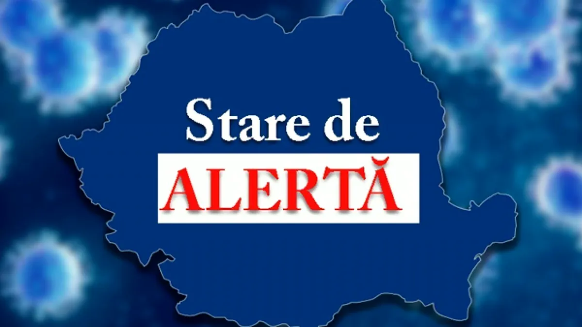 OFICIAL. Starea de alertă, prelungită de duminică pentru încă 30 de zile