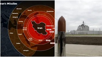 O hartă publicată de armata israelienă arată rolul strategic al scutului de la Deveselu în apărarea Europei