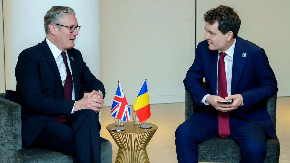 Nicuşor Dan, întâlnire cu premierul Marii Britanii şi alţi lideri, la Summitul NATO
