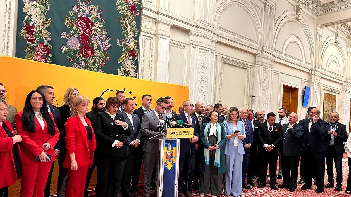 Prima ieșire în public a conducerii AUR: Refuzăm să participăm la negocieri formale după alegerile prezidențiale