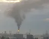 Fum dens la rafinăria Petrotel Lukoil după o cădere de tensiune în sistemul energetic