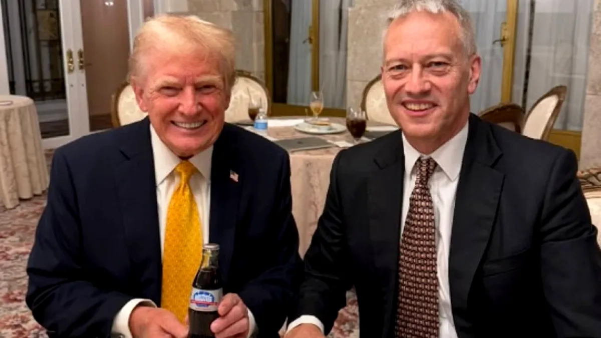 Dragostea lui Trump pentru Coca ar putea avea un preț mare pentru fanii Pepsi