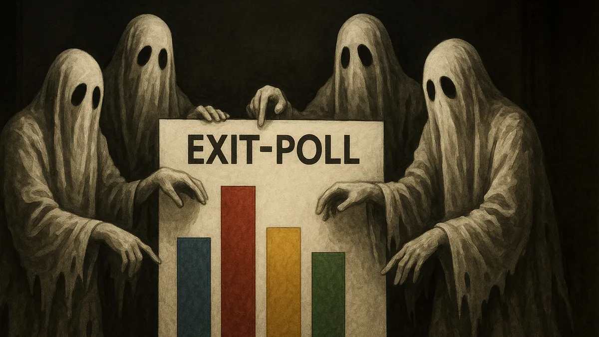 Exit-poll-urile dansează pe muchie de cuțit: trei candidați, două locuri și o Românie divizată între urlet și luciditate