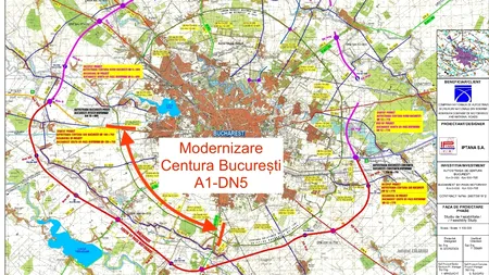 A fost lansată licitația pentru lărgirea centurii Bucureștiului, sectorul de sud-vest