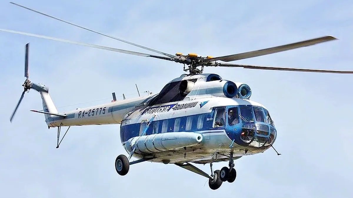 Nu există niciun supraviețuitor al accidentului de elicopter din regiunea Habarovsk din Rusia